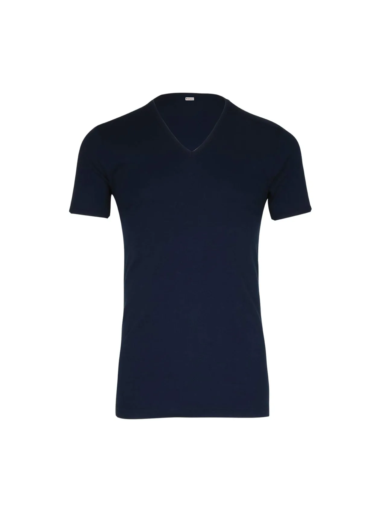 Tee-shirt encolure V, pur coton