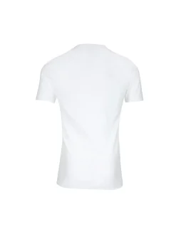 Tee-shirt encolure V, pur coton