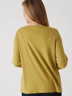 Tee-shirt fluide encolure fantaisie