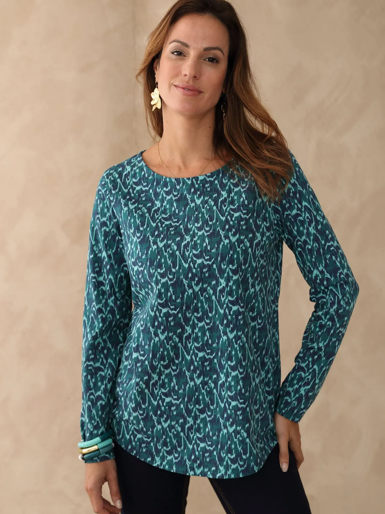 Tee-shirt légèrement évasé