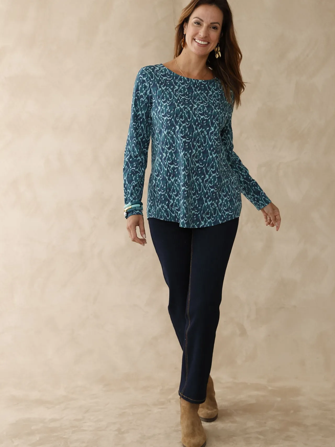 Tee-shirt légèrement évasé