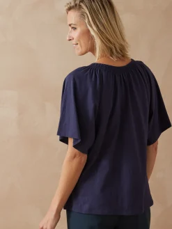 Tee-shirt manches courtes papillon