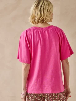 Tee-shirt manches courtes papillon