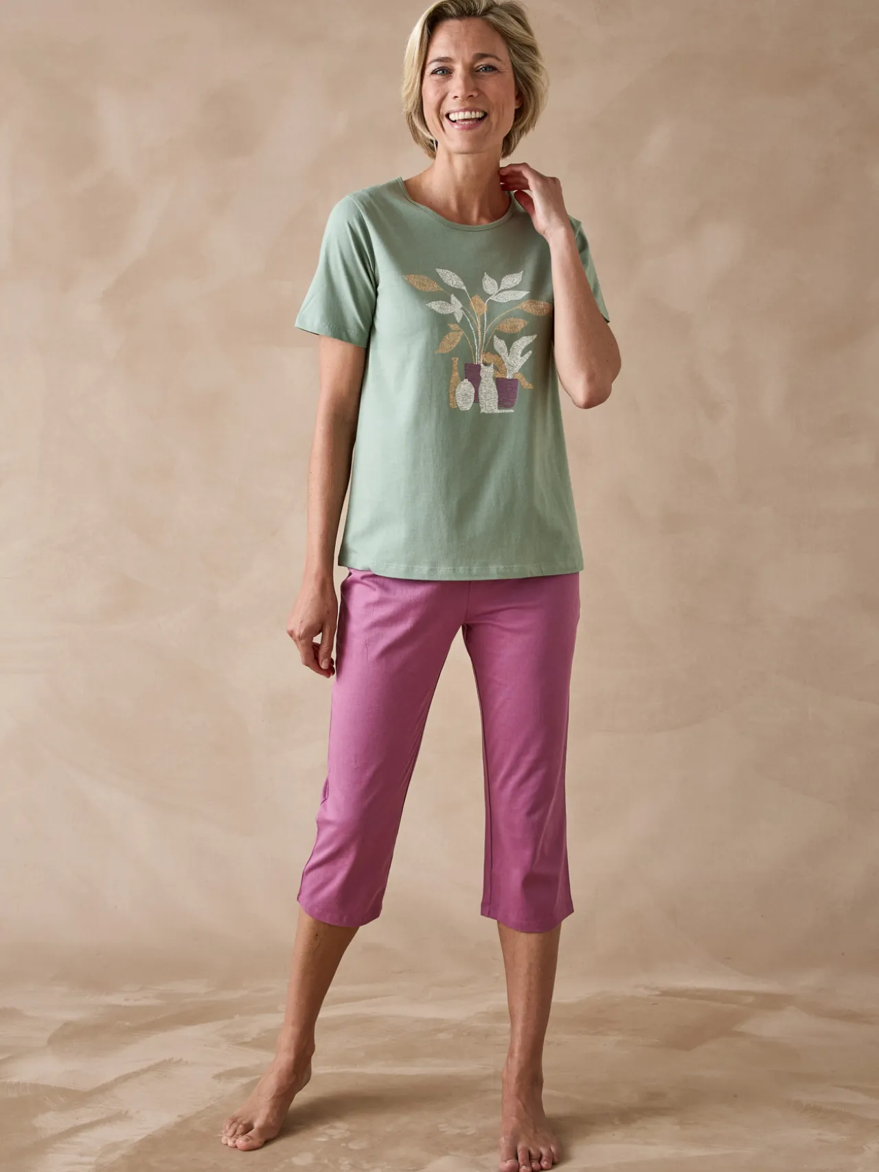 Tee-shirt manches courtes maille coton