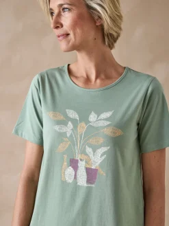 Tee-shirt manches courtes maille coton