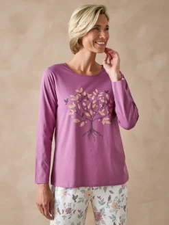 Tee-shirt manches longues maille coton