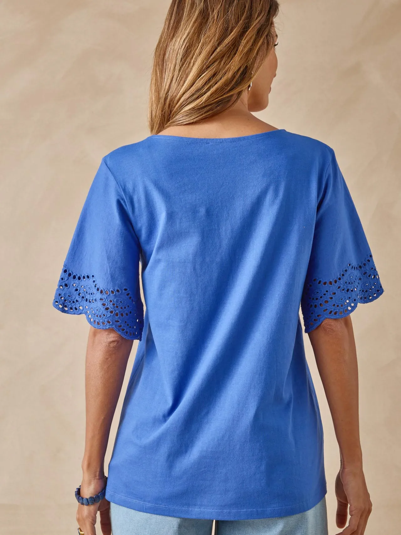 Tee-shirt manches papillon