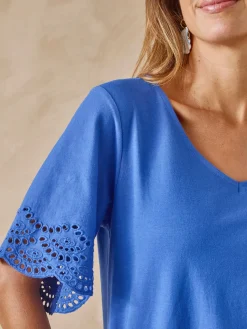 Tee-shirt manches papillon