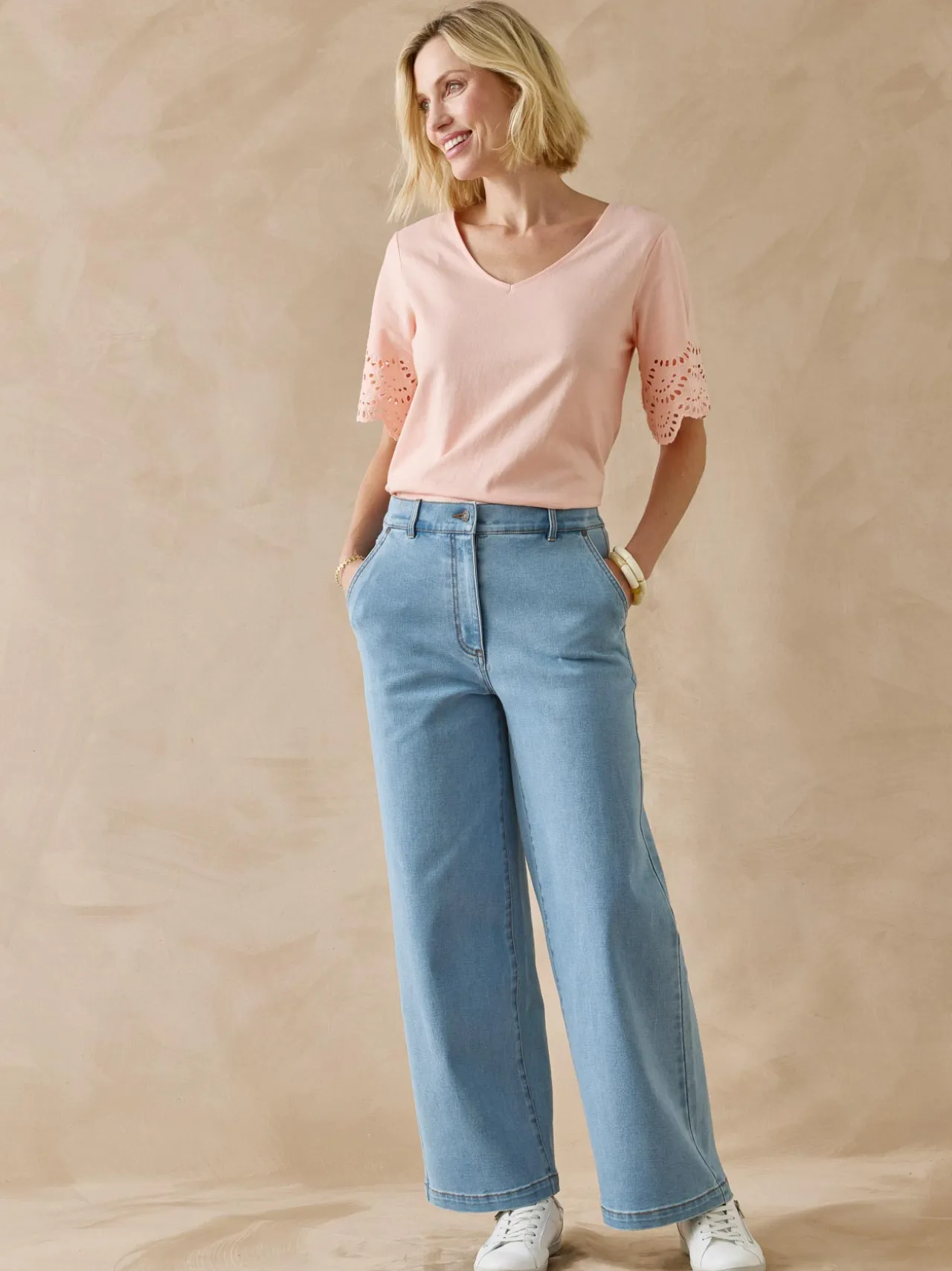 Tee-shirt manches papillon