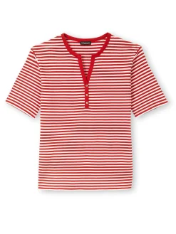 Tee-shirt marinière avec lin