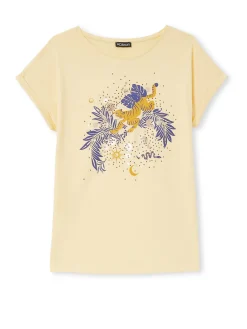 Tee-shirt motif placé