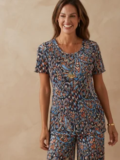 Tee-shirt plissé permanent