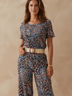 Tee-shirt plissé permanent