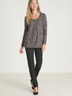 Tee-shirt tunique manches longues