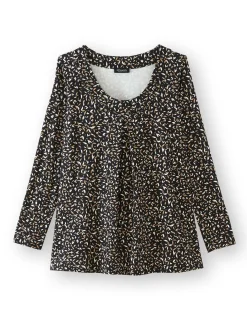 Tee-shirt tunique manches longues