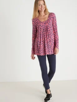 Tee-shirt tunique manches longues