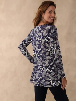 Tee-shirt tunique manches longues