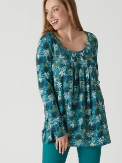 Tee-shirt tunique manches longues