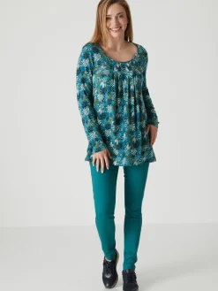 Tee-shirt tunique manches longues