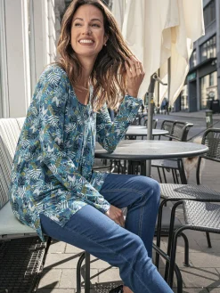 Tee-shirt tunique manches longues