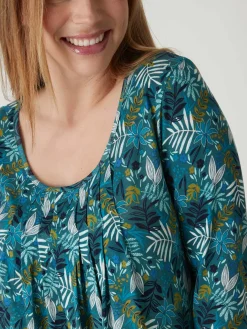 Tee-shirt tunique manches longues