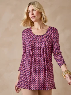 Tee-shirt tunique manches longues