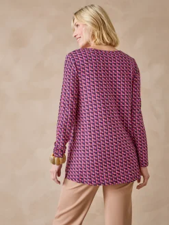 Tee-shirt tunique manches longues