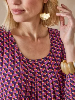 Tee-shirt tunique manches longues