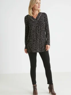 Tee-shirt tunique manches longues