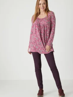 Tee-shirt tunique manches longues