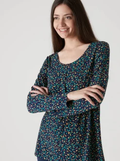 Tee-shirt tunique manches longues