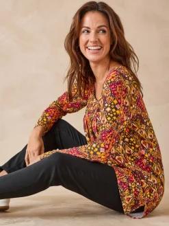 Tee-shirt tunique manches longues