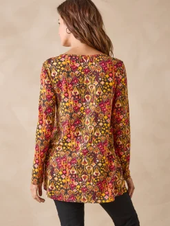 Tee-shirt tunique manches longues