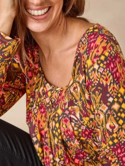 Tee-shirt tunique manches longues