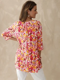 Tee-shirt tunique manches 3/4