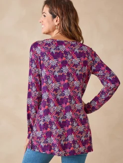 Tee-shirt tunique manches longues