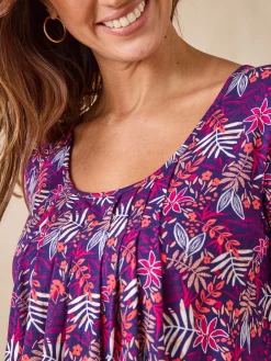 Tee-shirt tunique manches longues