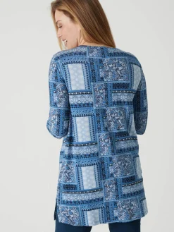 Tee-shirt tunique manches longues