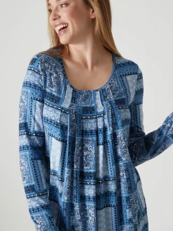 Tee-shirt tunique manches longues