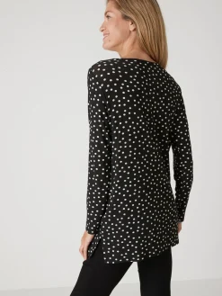 Tee-shirt tunique manches longues