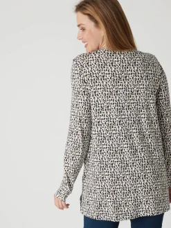 Tee-shirt tunique manches longues