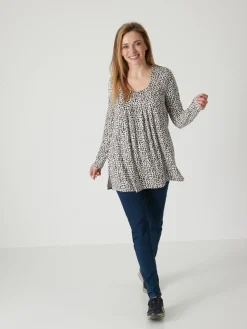 Tee-shirt tunique manches longues