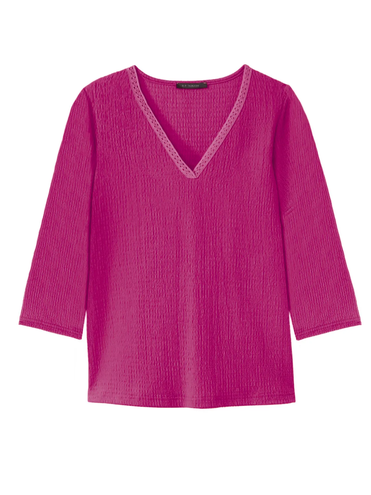 Tee-shirt V galon fantaisie