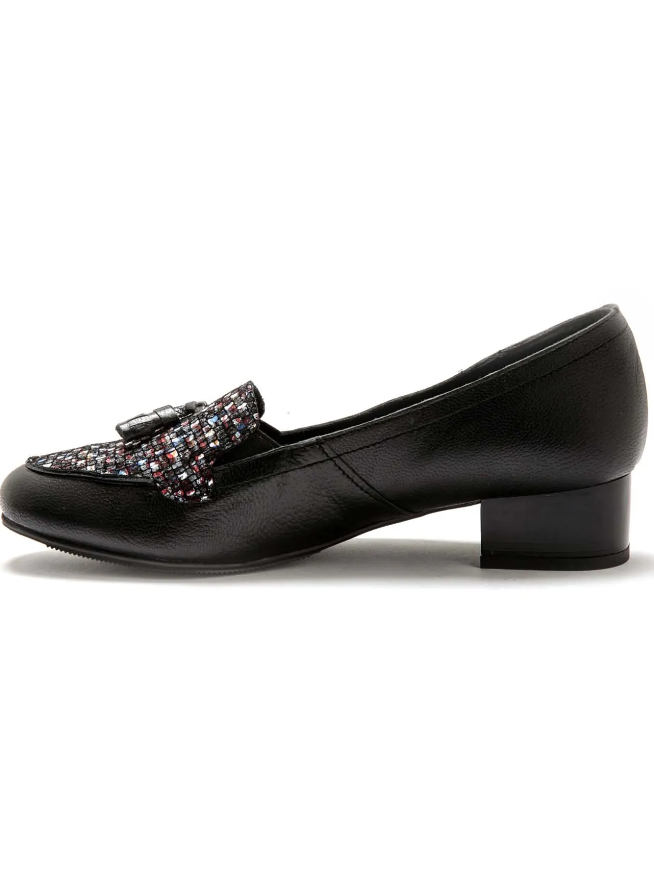 Trotteurs à pompons cuir demi-pointures