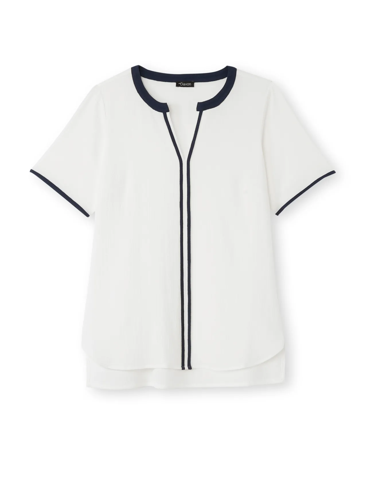 Tunique bicolore manches courtes