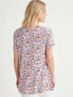 Tunique en maille avec plis d'aisance