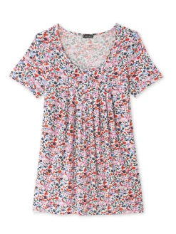 Tunique en maille avec plis d'aisance