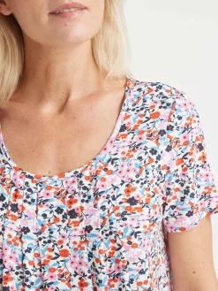 Tunique en maille avec plis d'aisance