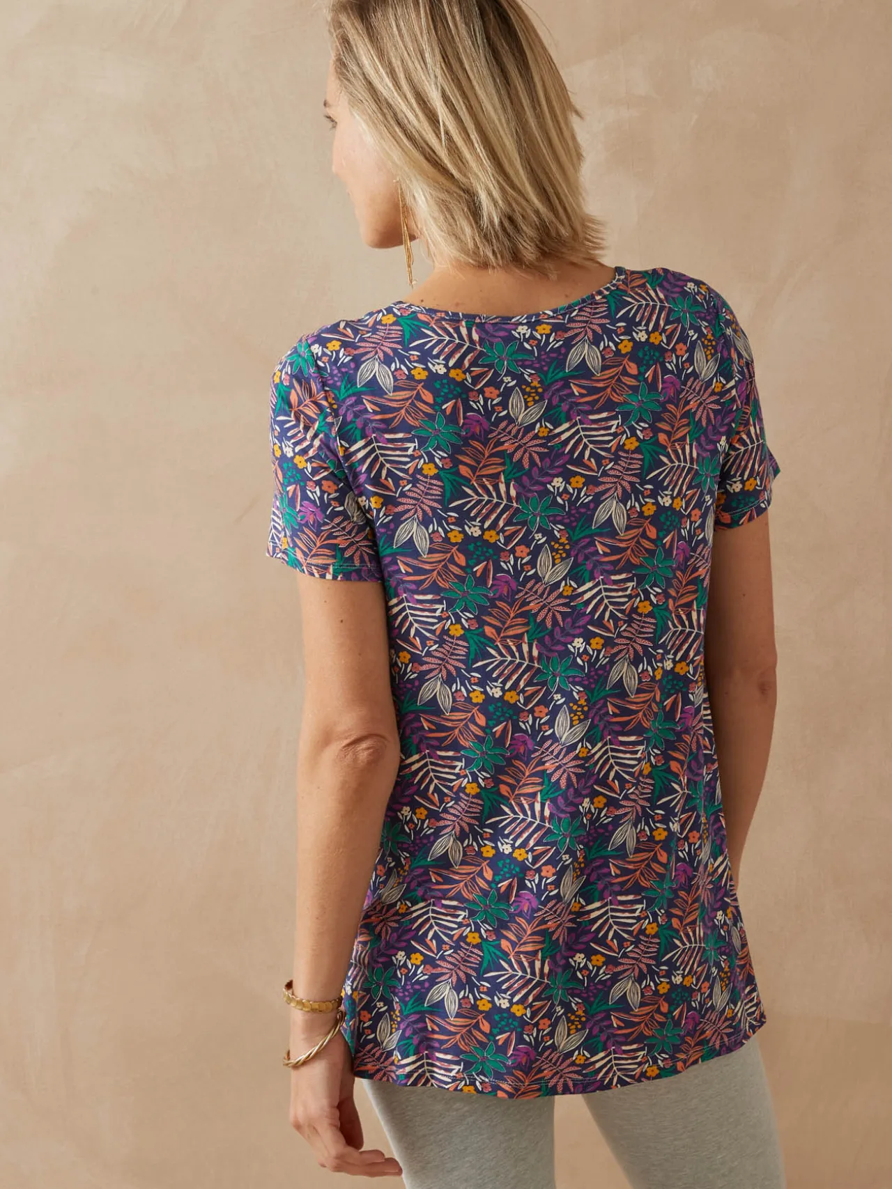 Tunique en maille avec plis d'aisance