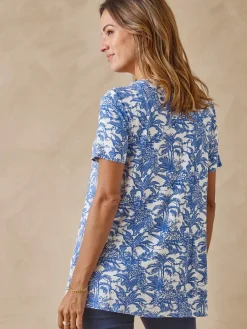 Tunique en maille avec plis d'aisance